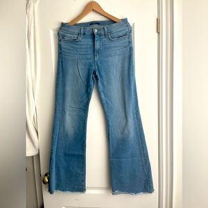 7 For All Mankind | Ibiza Tailorless Dojo Cutoff Flare Denim